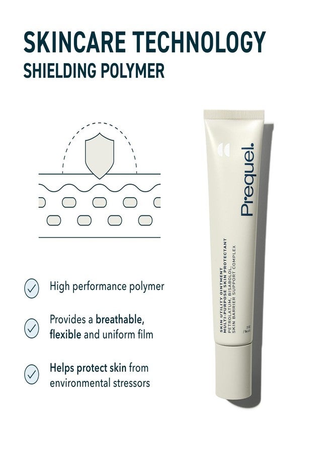 Prequel Skin Utility Ointment, Moisturizing Protectant. Mid-weight Occlusive Face and Body Cream for Dry Skin, Hand Cream for Cracked Hands. Soothing Barrier Protection with 45% Petrolatum - Image 4